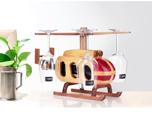 Helicopter Wine Rack