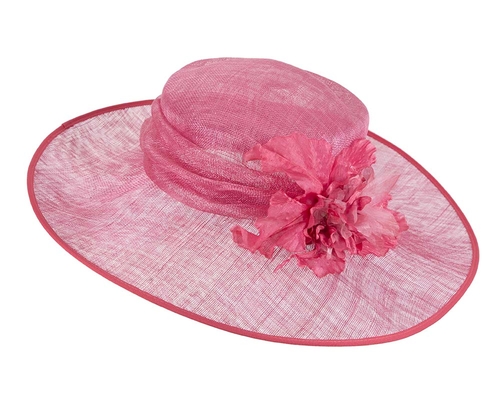 Large Raspberry Ladies Fashion Racing Hat