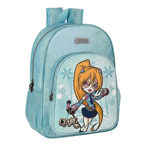 School Bag Catrinas Claire, Noelia and Lila Blue (33 x 42 x 14 cm)