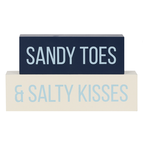 Sandy Toes and Salty Kisses Stacking Blocks