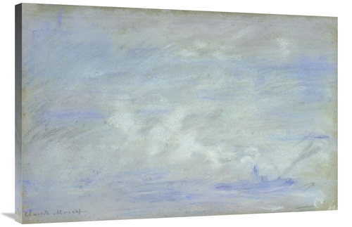 Global Gallery GCS-278639-40-142 40 in. Boat on the Thames, Impres