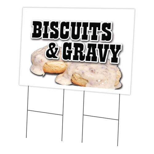 SignMission C-2436-DS-Biscuits & Gravy 24 x 36 in. Biscuits & Gravy Ya