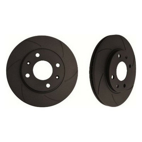 Brake Discs Black Diamond 6KBD709G6 Solid Rear 6 Stripes