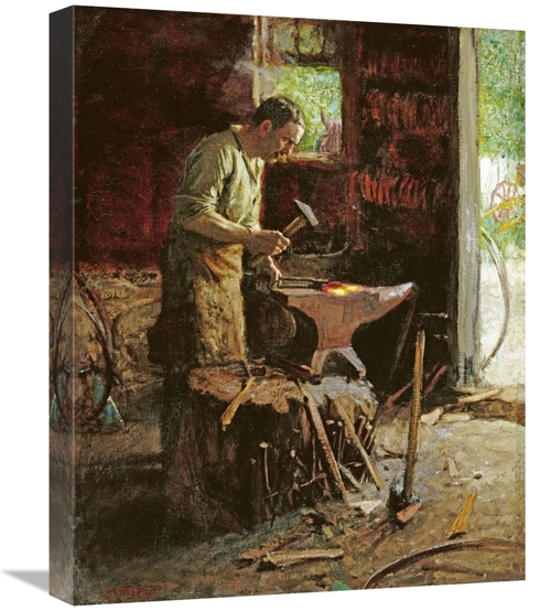 Global Gallery GCS-268405-22-142 22 in. Blacksmith Art Print - Edward 