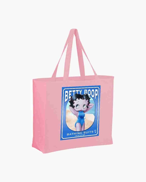 Betty Boop Pink Tote Grocery, Beach New   Bag