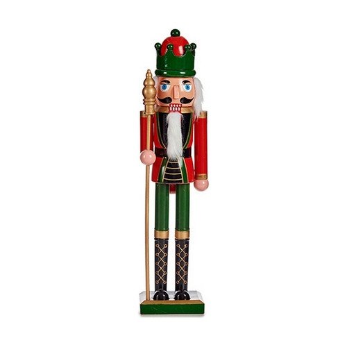 Decorative Figure Nutcracker Music Movement Red Green Extendable