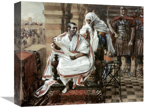 Global Gallery GCS-280425-16-142 16 in. Message From Pilates Wife Art 