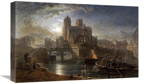 Global Gallery GCS-268020-22-142 22 in. Notre Dame, Paris Art Prin