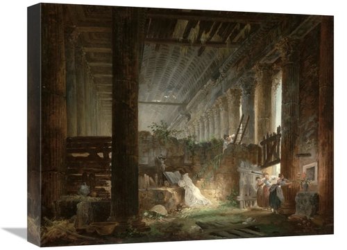 Global Gallery GCS-456169-1620-142 16 x 20 in. A Hermit Praying in the