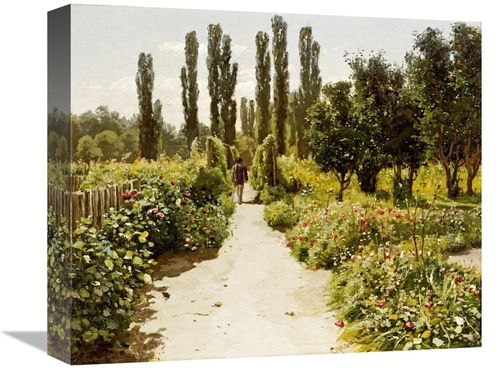 Global Gallery GCS-266962-16-142 16 in. View of a Garden Art Print - V