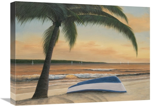 Global Gallery GCS-131389-1824-142 18 x 24 in. Golden Sunset Art Print