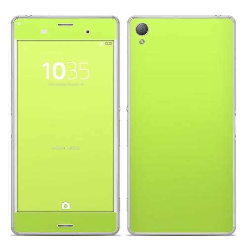 DecalGirl SXZ3-SS-LIM Sony Xperia Z3 Skin - Solid State Lime