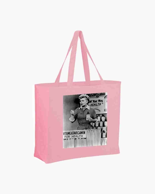 I Love Lucy  Pink Tote Grocery, Beach & Accessories Bag