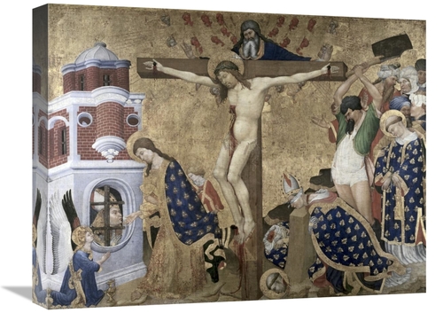 Global Gallery GCS-276692-22-142 22 in. St. Denis Altarpiece Art Print