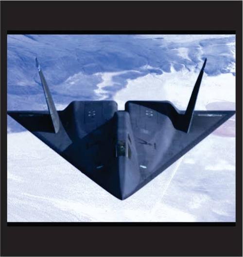 3 Inch Cloth  Patch Stealth Aircraft