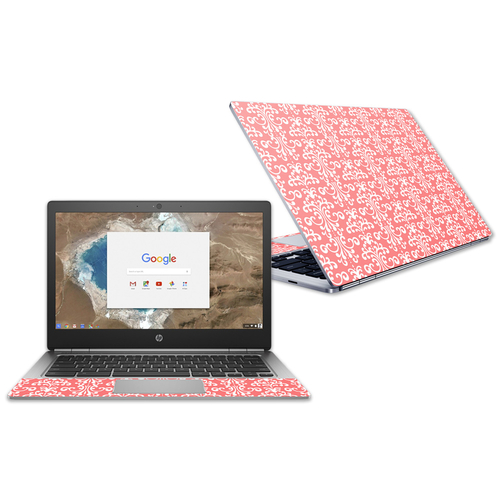 MightySkins HPCH13G1-Coral Damask Skin for HP Chromebook 13 G1 13.3 in