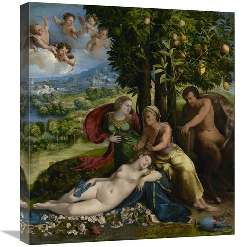 Global Gallery GCS-460060-22-142 22 in. Mythological Scene Art Print -