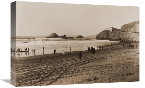 Global Gallery GCS-455394-22-142 22 in. The Cliff House, San Franc