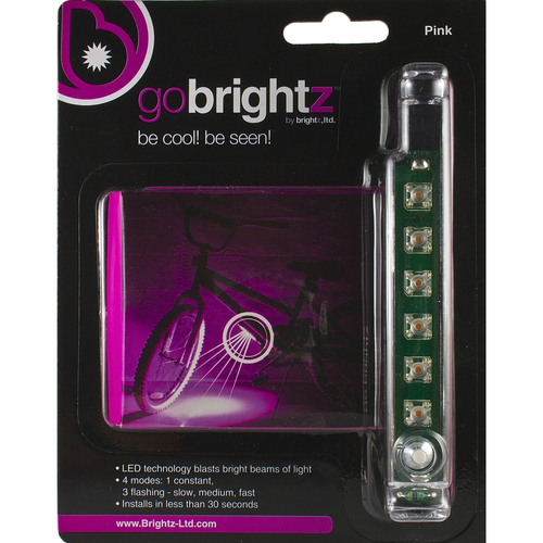 Brightz 9700444 Gobrightz Under Bike LED Light  Pink