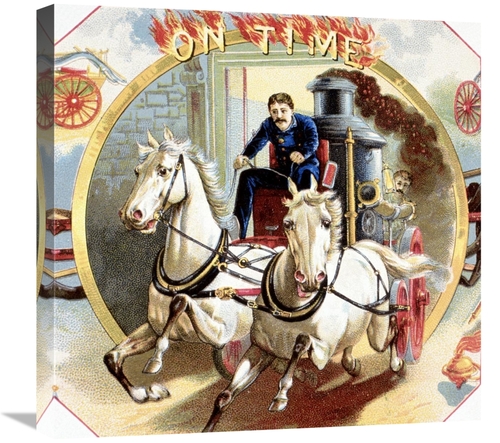 Global Gallery GCS-281020-22-142 22 in. On Time Art Print - Unknown