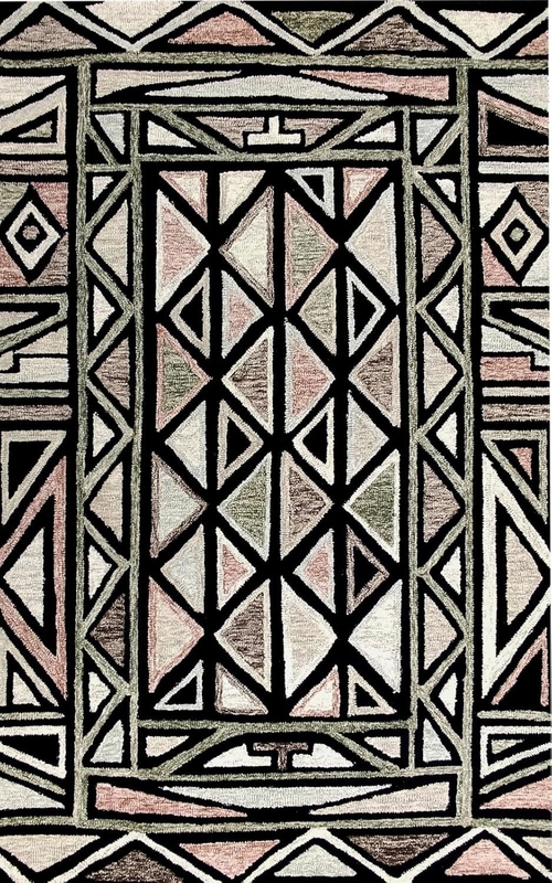 African Rectangular Black in Color, Wool Matarial with Soft and 100%