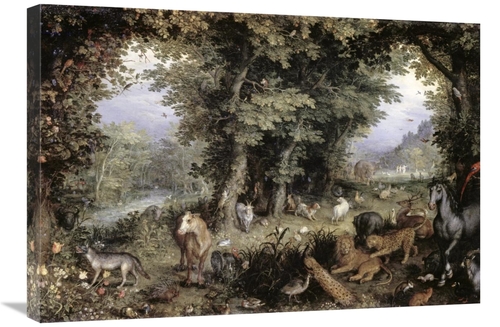 Global Gallery GCS-281788-30-142 30 in. Land of Paradise Art Print - J