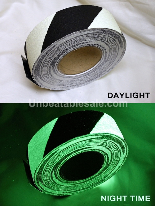 Heskins GID2Z 2 in. x 60 ft. Glow in the Dark Hazard Anti Slip Tape