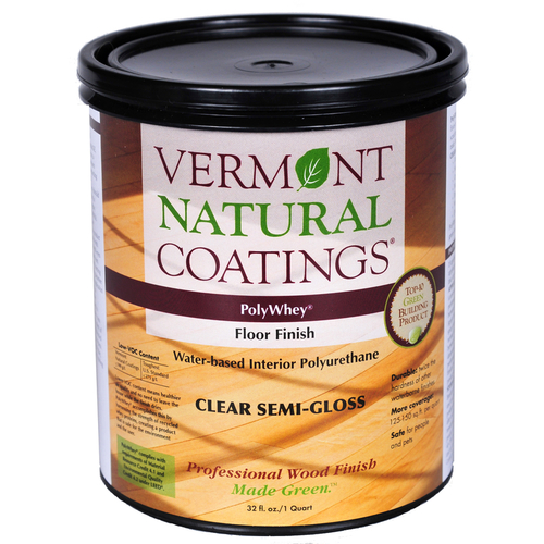 Vermont Natural Coatings 1837509 1 qt. PolyWhey Semi-Gloss Clear Water