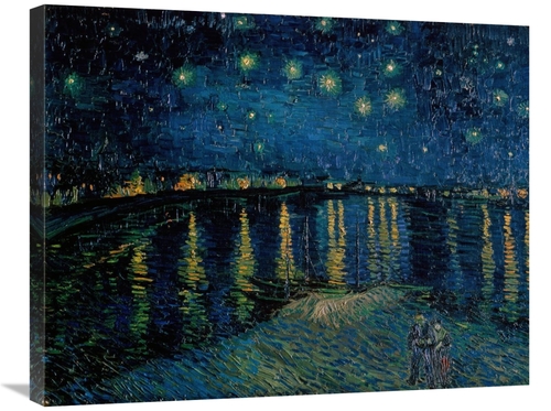 Global Gallery GCS-281306-30-142 30 in. Starlight Over the Rhone Art P