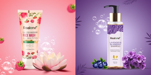 Combo Of Pink Lotus & Raspberry Face Wash | 100Ml And Lavender &