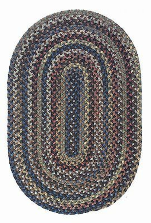 Colonial Mills Rug OH48R024X120 Oak Harbour - Dusk 2 ft. x 10 ft. Brai