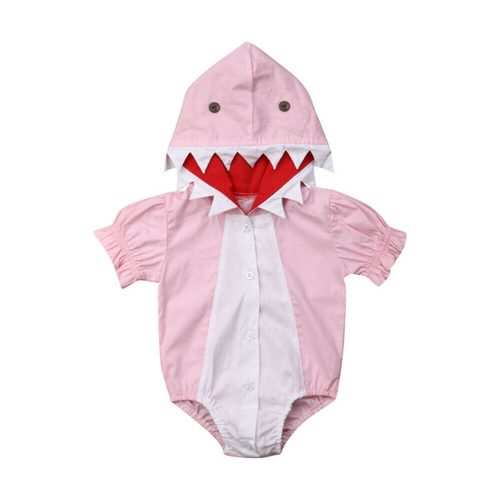 Newborn Toddler Baby Girl Summer Clothes Shark