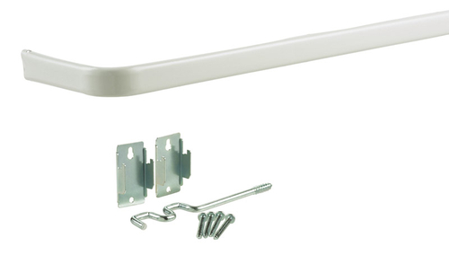 Kenney Manufacturing KN522 48 to 84 in. Double Curtain Rod  White