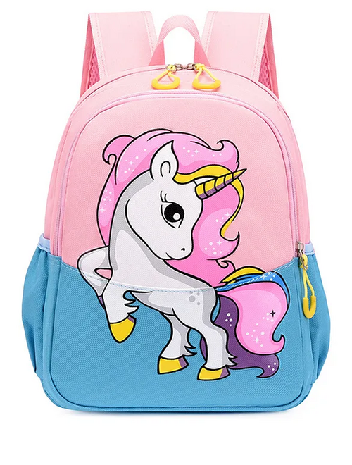 Children's School Bag Cartoon Backpack Pony Pink Theme