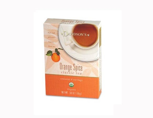 Davidson Organic Tea 2131 Orange Spice Tea, Box of 8