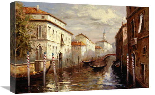 Global Gallery GCS-132538-1624-142 16 x 24 in. Palazzo Canal Art Print