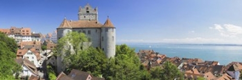 Panoramic Images PPI137966L Castle on a hill  Meersburg Castle  Lake C