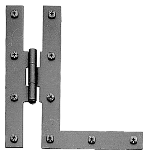 Acorn AH6BQ 4" Cabinet/Light Interior Door Hinge Pair Flat Black