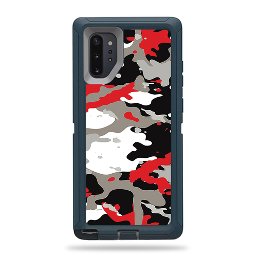 MightySkins OTDSNO10PL-Red Camo Skin for Otterbox Defender Samsung Gal