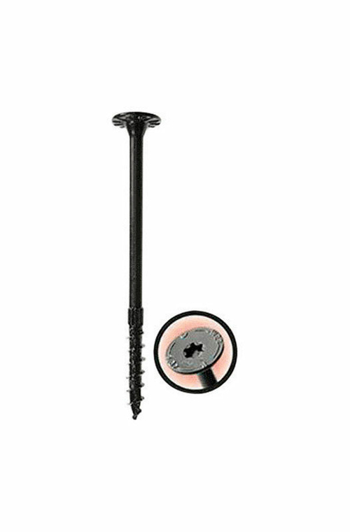 Simpson Strong-Tie 5000188 No.10 x 5 in. Star Round Head Carbon Steel 