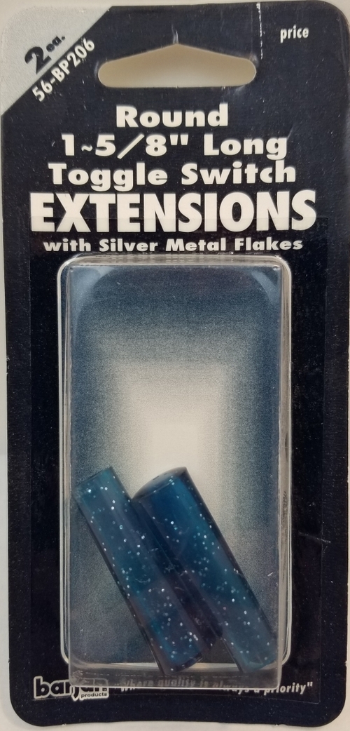 Barjan 056BP206 Extension Blue Short Round - 2 Carded