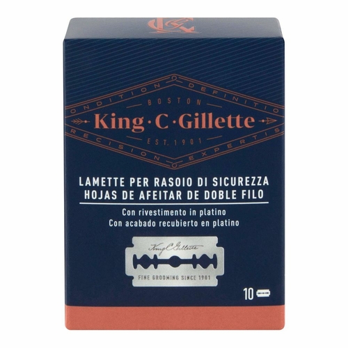 Replacement razorblade King C Gillette Gillette King (10 Units) (10