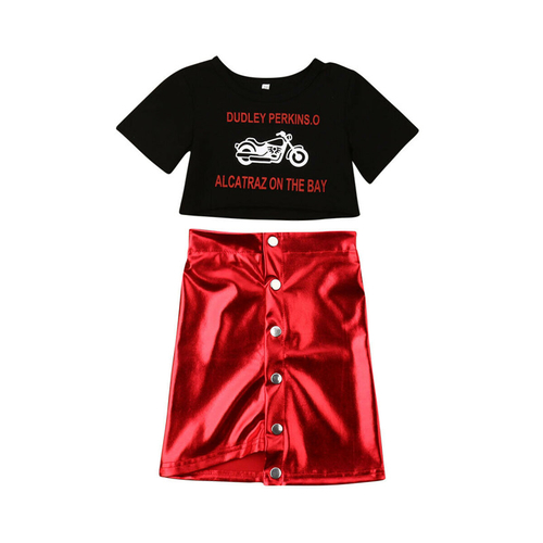 Fashion Summer Toddler Kids Baby Girl Outfits Cars