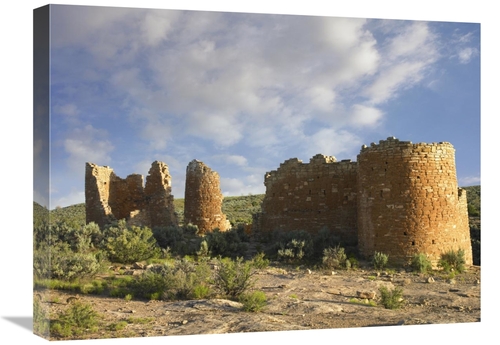 Global Gallery GCS-452198-1824-142 18 x 24 in. Hovenweep Castle At Lit