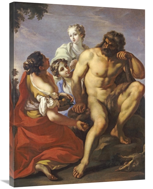Global Gallery GCS-267000-36-142 36 in. Hercules in the Garden of the 