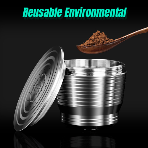 Reusable Coffee Capsule Stainless Steel Espresso Cup Filter