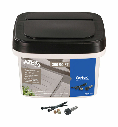 Azek 5955679 2.75 in. Torx TTAP Star Head Autumn Chestnut Carbon Steel