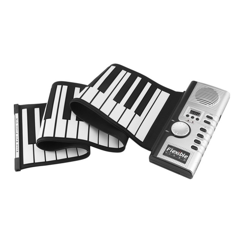 61 Keys 128 Tones Roll Up Electronic Piano