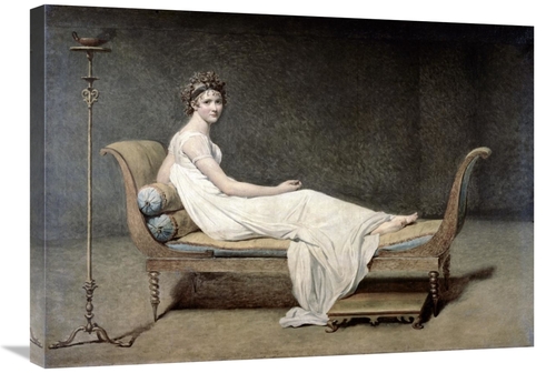 Global Gallery GCS-277278-30-142 30 in. Portrait of Mrs. Recamier Art 