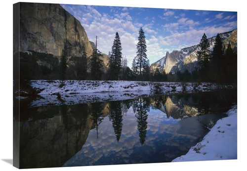 Global Gallery GCS-452027-2432-142 24 x 32 in. El Capitan & the Merced